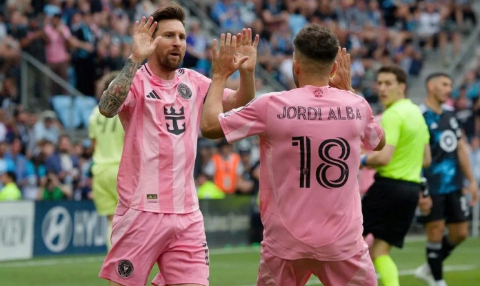 Inter Miami đón tin vui từ Messi và Alba