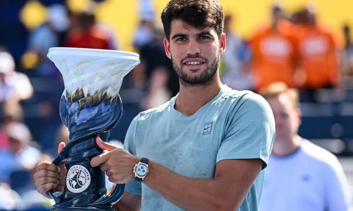 Sinner bỏ cuộc, Alcaraz lần đầu vô địch Cincinnati Open