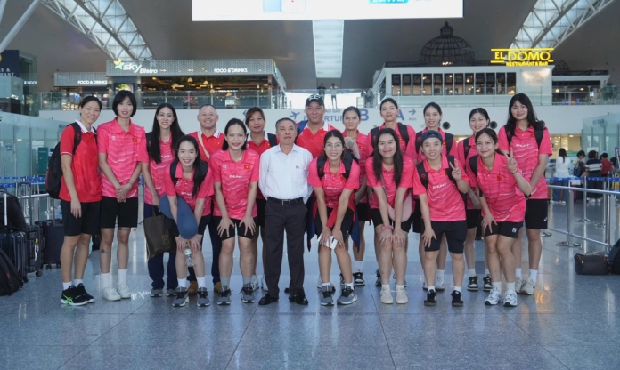 Tuyển bóng chuyền nữ Việt Nam lên đường dự giải vô địch thế giới