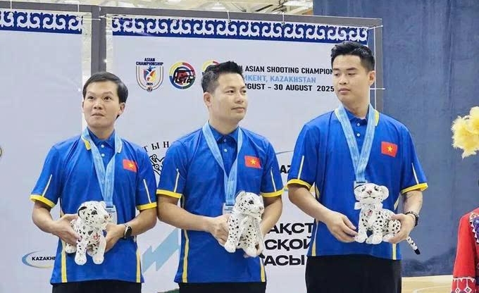 Bắn súng Việt Nam có thêm huy chương tại giải vô địch Châu Á