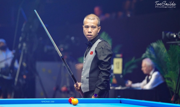 Cơ thủ Trần Quyết Chiến có thứ hạng thế giới mới