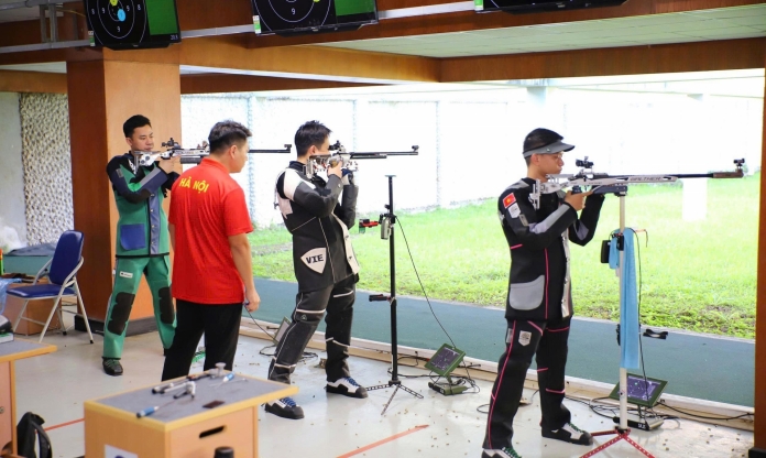 Đội tuyển bắn súng Việt Nam nhận chỉ tiêu giành 7 HCV tại SEA Games 33