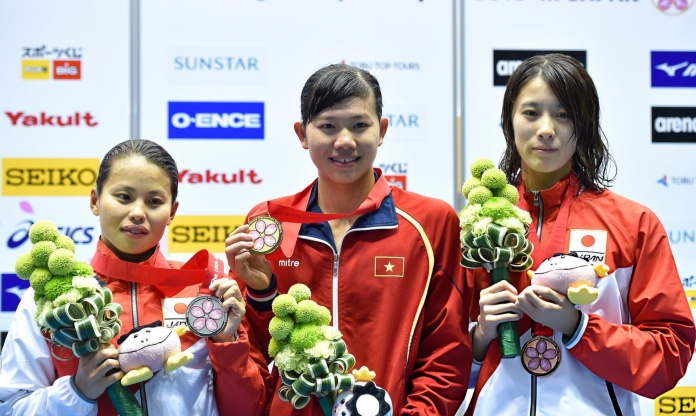 Nguyễn Thị Ánh Viên tạo cú sốc ở sân chơi tầm cỡ, làm nên lịch sử cho thể thao Việt Nam