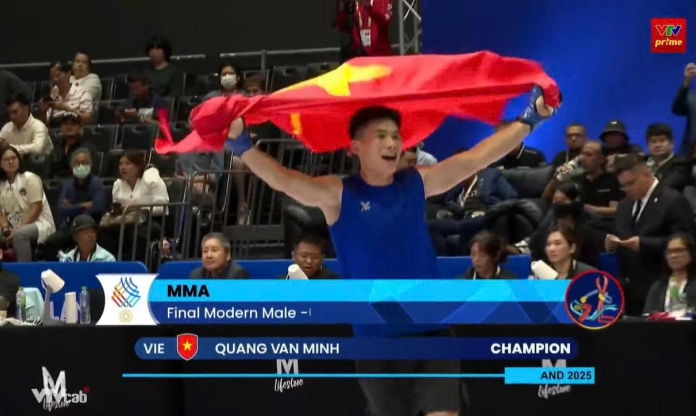 Trực tiếp MMA SEA Games 33: Quàng Văn Minh giành Huy chương Vàng