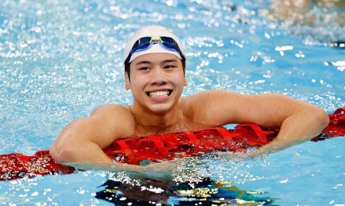 Nam thần bơi lội Nguyễn Quang Thuấn tiếp tục tỏa sáng ở giải trong