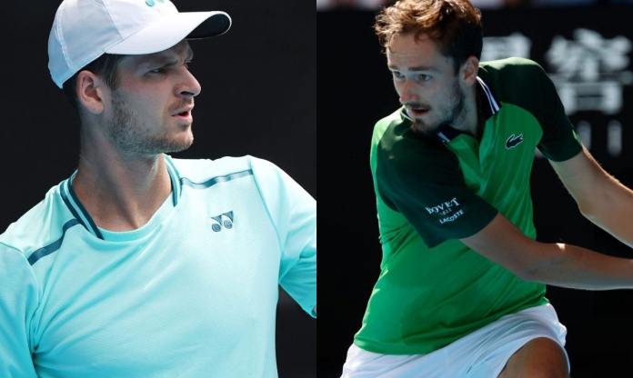 Nhọc nhằn vượt qua Hubert Hurkacz, Daniil Medvedev lọt vào bán kết Australian Open 2024