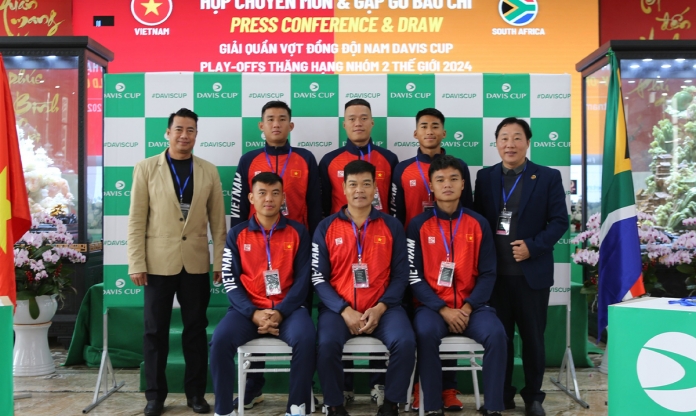 Lịch thi đấu tennis 2/2: Đội tuyển Davis Cup Việt Nam ra quân