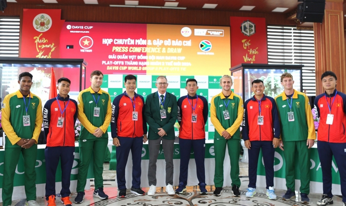 Link xem trực tiếp tennis Davis Cup 2024 ngày 2/2: Việt Nam quyết đấu Nam Phi
