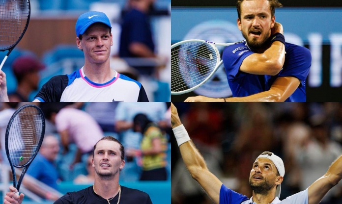 Xác định 4 tay vợt có mặt ở bán kết Miami mở rộng 2024
