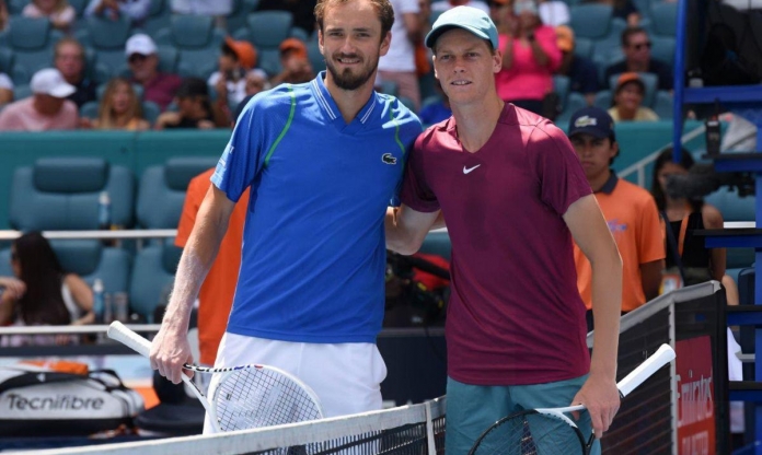 Đè bẹp Medvedev, Sinner lần thứ 2 liên tiếp có mặt ở chung kết Miami Open
