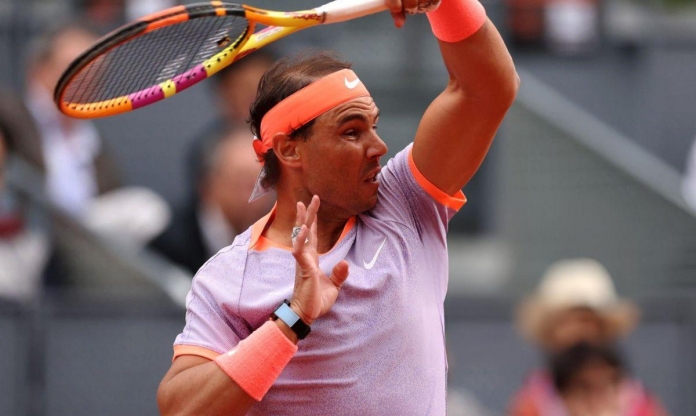 Kết quả tennis 25/4: Rafael Nadal áp đảo ngày ra quân Madrid Open 2024