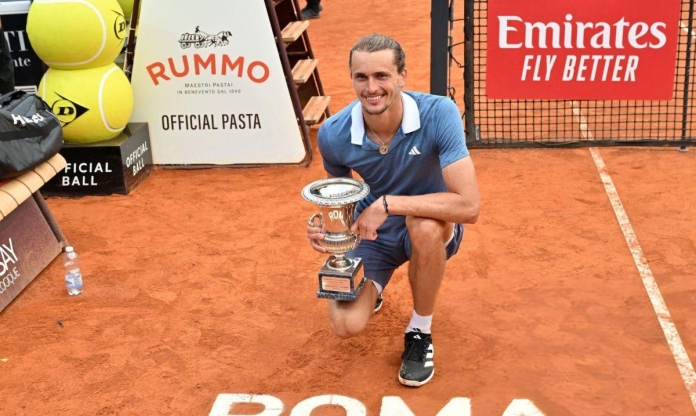 Alexander Zverev vô địch Rome Masters 2024
