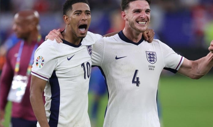 Báo Anh hú vía trước thắng lợi nhọc nhằn của đội nhà vòng 1/8 Euro 2024