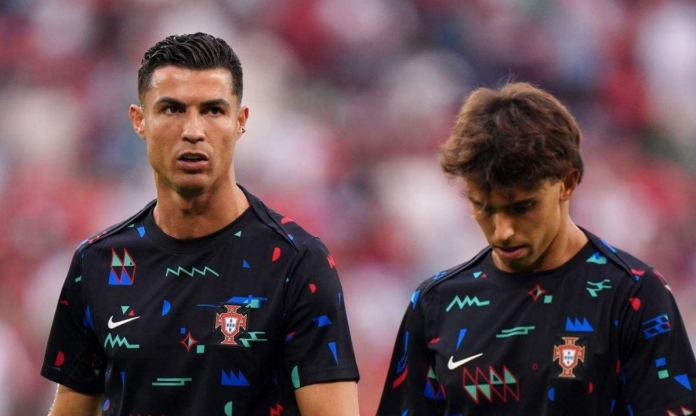 Thực hư việc Ronaldo bỏ theo dõi Joao Felix sau thất bại ở Euro 2024