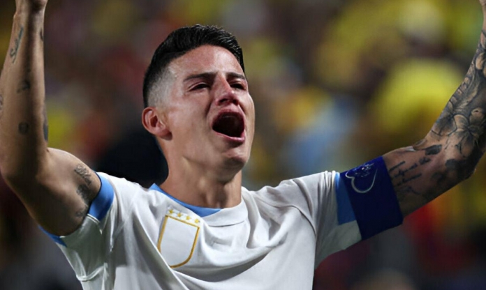 James Rodriguez rơi nước mắt trong ngày Colombia lọt chung kết Copa America
