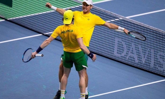 Kết quả tennis 21/11: Đương kim á quân Úc thẳng tiến bán kết Davis Cup 2024