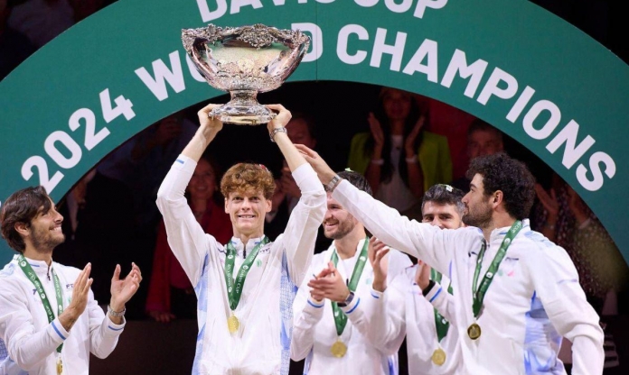 Sinner tỏa sáng, Ý bảo vệ thành công chức vô địch Davis Cup