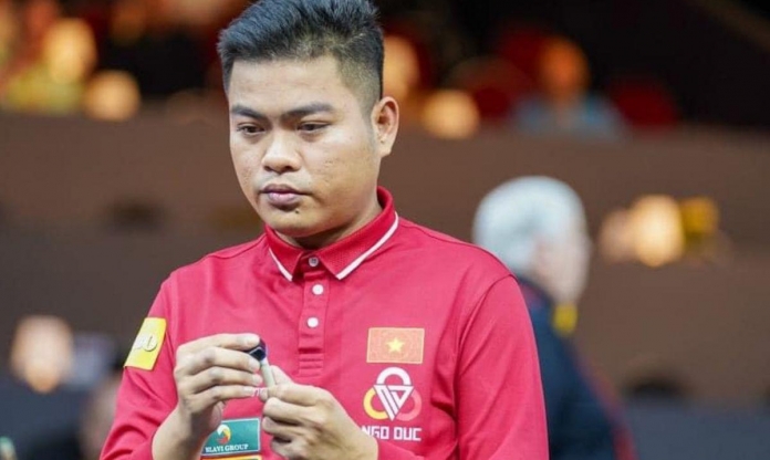 Nguyễn Trần Thanh Tự sớm dừng bước ở World Cup carom 3 băng 2024