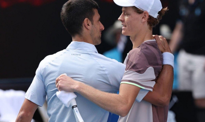 Djokovic: 'Sinner là tay vợt hay nhất thế giới 2 năm trở lại đây'