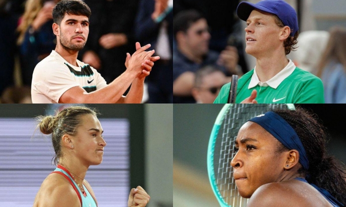 Xác định các tay vợt lọt chung kết Roland Garros 2025
