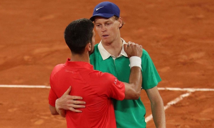 Djokovic từng giúp Sinner thăng tiến trong sự nghiệp như thế nào?