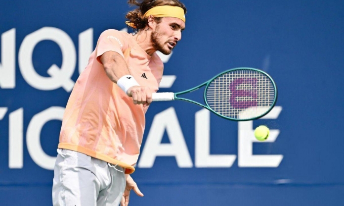 Phong độ chạm đáy, Tsitsipas bị loại ngay trận ra quân Rogers Cup 2025