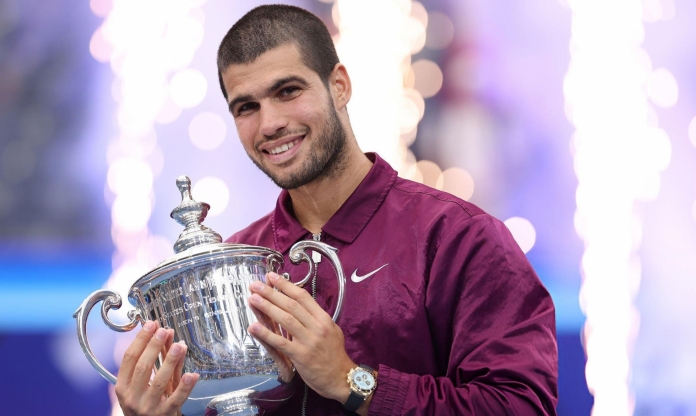 Thắng thuyết phục Sinner, Alcaraz lần thứ 2 vô địch US Open