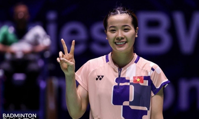 Ngược dòng thắng HCV SEA Games, Nguyễn Thùy Linh lọt tứ kết Vietnam Open 2025