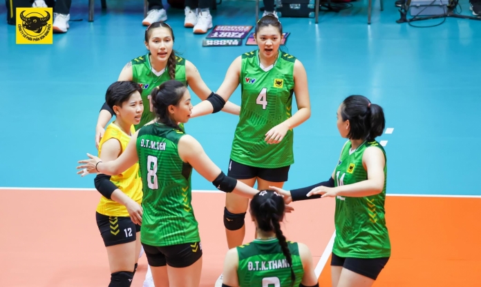 VTV Bình Điền Long An thắng trận thứ 2 liên tiếp ở SEALECT Volleyball Cup 2025