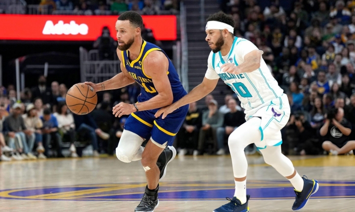 Anh em nhà Curry 'song kiếm hợp bích' trong màu áo Golden State Warriors