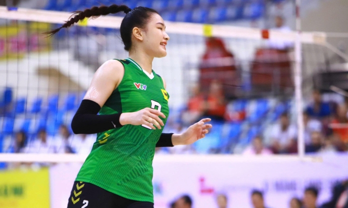 'Hoa khôi bóng chuyền' Kim Thanh khiêm tốn sau chức vô địch cùng VTV Bình Điền Long An