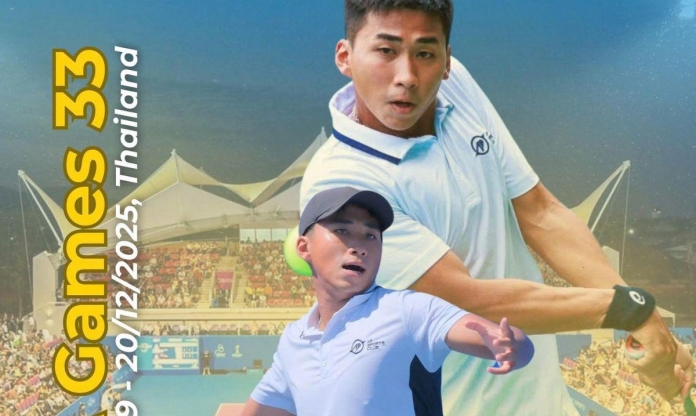 Hai ngôi sao hàng đầu tennis Việt Nam chắc chắn dự SEA Games 33