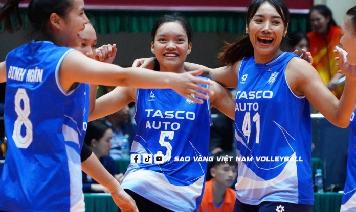 Đại thắng Quảng Ninh, bóng chuyền nữ Hà Nội xuất sắc giành vé thăng hạng