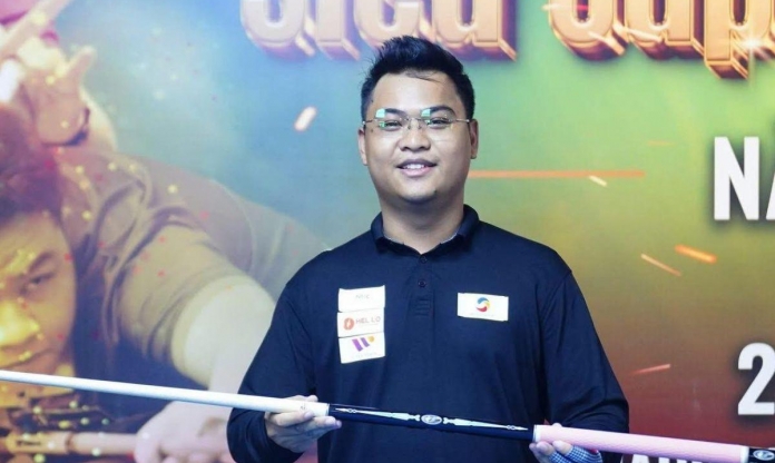 Em trai nhà vô địch SEA Games khởi đầu World Cup carom 3 băng thuận lợi