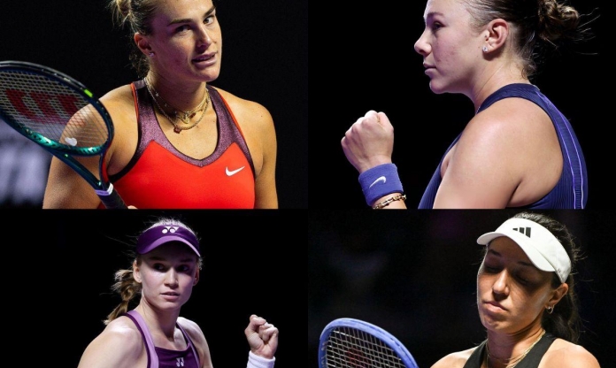 Xác định các tay vợt lọt bán kết WTA Finals 2025