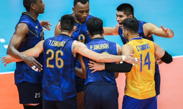 Bóng chuyền nam Thái Lan soán ngôi Indonesia, giành tấm HCV SEA Games trên sân nhà