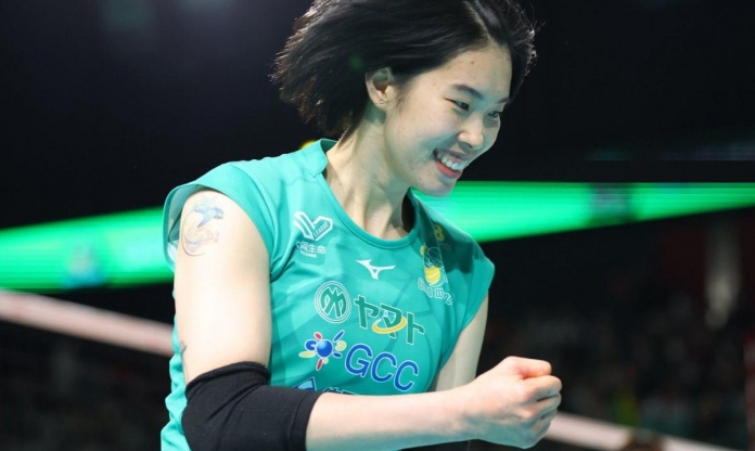 Chủ công Thanh Thúy đạt hiệu suất ghi điểm ấn tượng tại giải VĐQG Nhật Bản