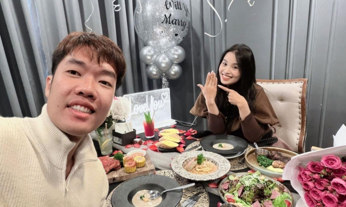 Ngôi sao cầu lông Việt Nam cầu hôn mỹ nhân bắn cung, 'tình bể bình' ai cũng phải xiêu lòng