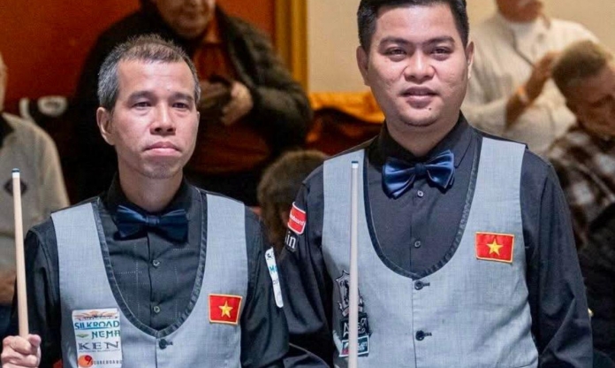 Thắng đẹp chủ nhà Đức, carom 3 băng Việt Nam lần thứ hai vô địch thế giới