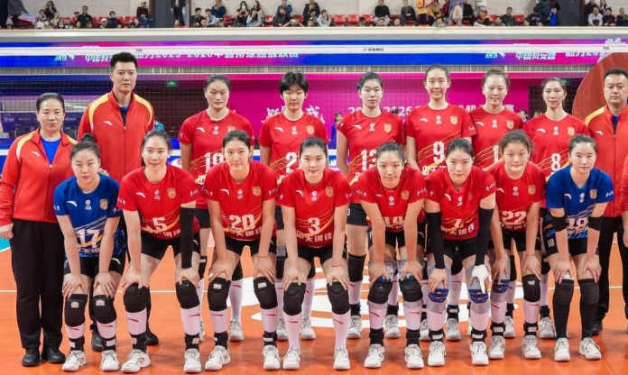 Đương kim á quân bóng chuyền nữ Trung Quốc dự Cúp VTV9-Bình Điền 2026