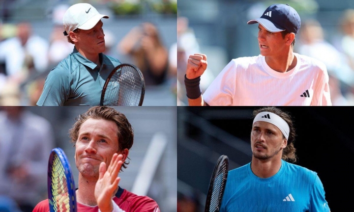 Xác định các tay vợt lọt tứ kết Madrid Open 2026