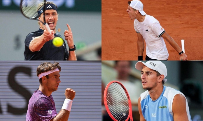 Xác định cặp trận bán kết Roland Garros 2026
