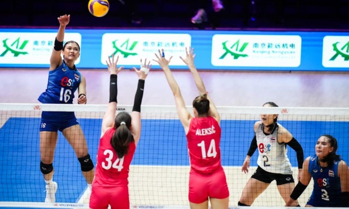 Bóng chuyền nữ châu Á ra quân VNL 2026 không thành công