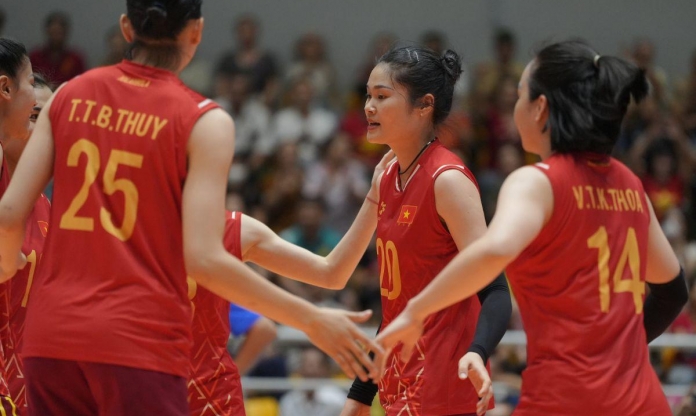 Thanh Thúy dự bị, bóng chuyền nữ Việt Nam thắng trận thứ 2 ở AVC Cup 2026