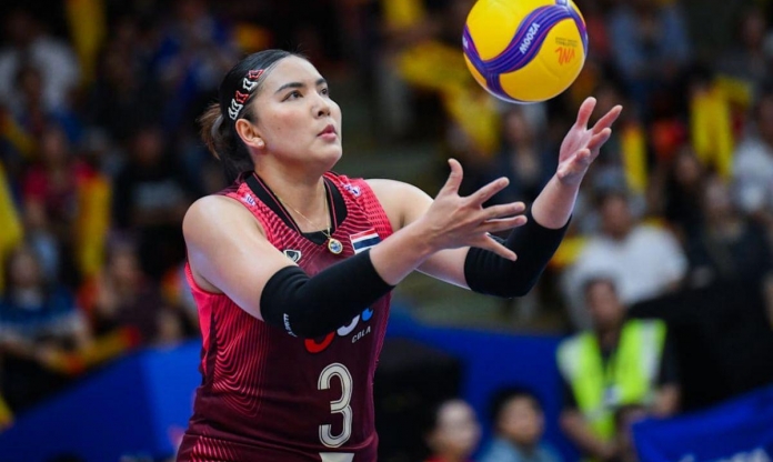 Bóng chuyền nữ Thái Lan nhận thất bại trận ra quân tuần 3 VNL 2026