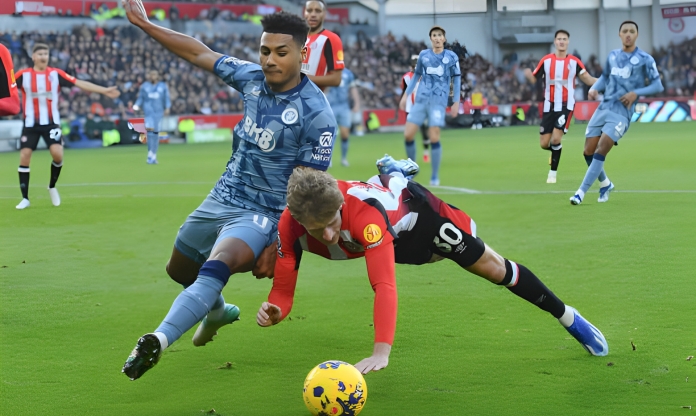 Thắng nghẹt thở Brentford, Aston Villa áp sát ngôi đầu BXH Ngoại hạng Anh