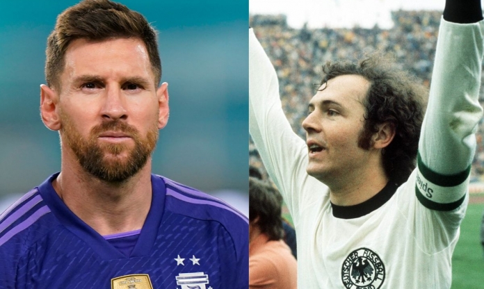 Lionel Messi tưởng nhớ 'hoàng đế' bóng đá Franz Beckenbauer qua đời