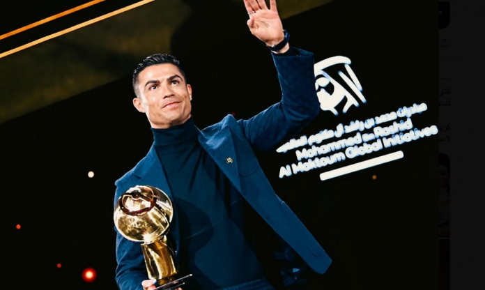 Ronaldo được công nhận là giỏi nhất thế giới khi tỏa sáng tại Quả bóng vàng Dubai