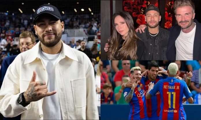 Gặp gỡ Neymar, David Beckham lên tiếng về khả năng tái hợp tam tấu MSN