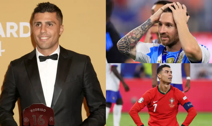 Gạch tên Ronaldo và Messi, Rodri chỉ thẳng cầu thủ hay nhất lịch sử